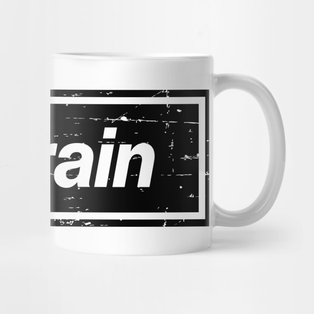 The Rain - Original Oasis Britpop Band Name Black by Butter Creative